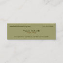 Search for military business cards Green