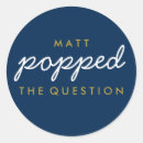 Recherche de questions autocollants Bleu