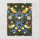 Recherche de voleur cartes postales William morris