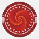 Recherche de spirale rouge autocollants Spirales