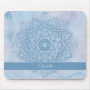Recherche de mandala spirituel tapis souris Bleu