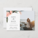 Search for tropical floral save the dates Beach