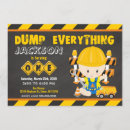 Recherche de benne invitations Camion de construction