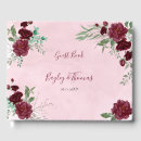 Search for burgundy wedding guest books Red roses
