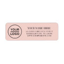 Search for blush return address labels Minimalist