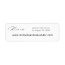 Search for website return address labels Modern