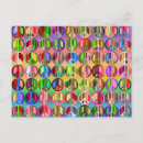 Search for hippie symbol postcards Vintage