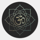 Search for om mantra stickers Lotus flower
