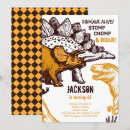 Recherche de roule les invitations Dinosaure