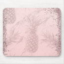 Recherche de ananas rose tapis souris Été