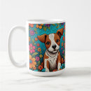 Search for brown dog mugs Floral