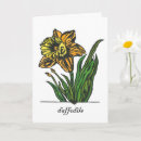 Recherche de jonquille vœux cartes Fleur