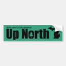 Search for michigan bumper stickers Up north