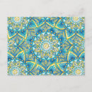 Recherche de mandala bleu cartes postales Pour tous
