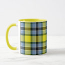 Search for blue plaid pattern mugs Scottish