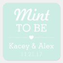 Search for mint to be wedding stickers Heart