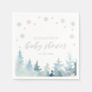 Recherche de pink baby shower napkins Hiver