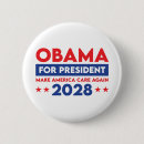 Search for obama for president buttons Political