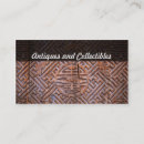 Search for antiques and collectibles business cards Vintage