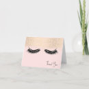 Search for eyelashes thank you cards Glitter
