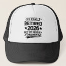 Search for retirement hats Retiring