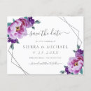 Search for purple silver save the dates Chic