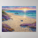 Recherche de rivage de plage art Vagues