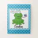 Recherche de grenouilles mignonnes puzzles Pour enfants