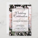 Search for black lace wedding invitations Floral