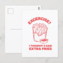 Recherche de pommes frites cartes postales Drôle