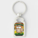 Search for funny owls keychains Modern