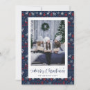 Search for red white and blue christmas cards Snowflake