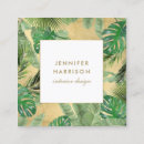 Search for gold leaf business cards Tropical