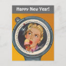 Search for new year resolutions postcards Retro
