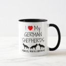 Search for love my german shepherd mugs Heart