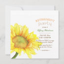 Search for autumn retirement invitations Botanical