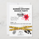 Search for murder mystery dinner invitations Crime
