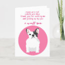 Search for funny french valentines day cards Frenchie