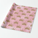 Search for gold crown wrapping paper Modern