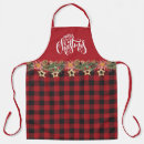 Search for red and black plaid aprons Rustic