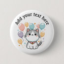 Search for gray cat buttons Whimsical