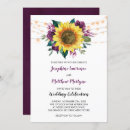 Recherche de plum purple invitations Tournesol