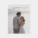 Search for engagement blankets Unique keepsake