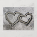 Search for two hearts postcards Sand