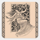 Search for dancing woman stickers Vintage
