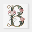 Search for b letter magnets Floral