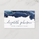 Search for blue and silver business cards For her