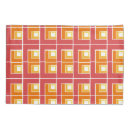 Search for red and white pillowcases Orange