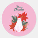Search for merry christmas cat stickers Xmas