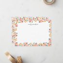 Recherche de baby shower note cards Rose